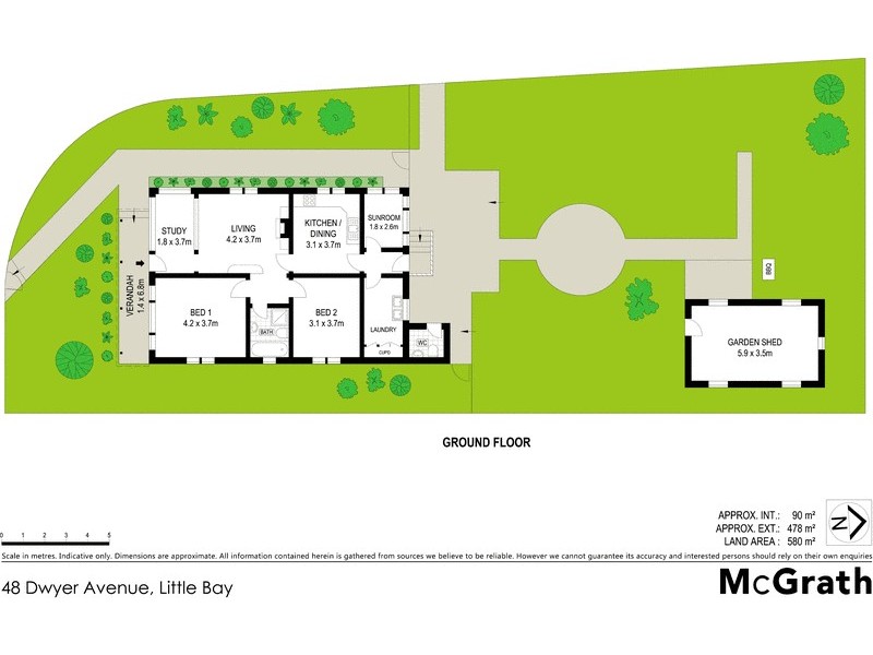 48 Dwyer Avenue, Little Bay NSW 2036 Floorplan