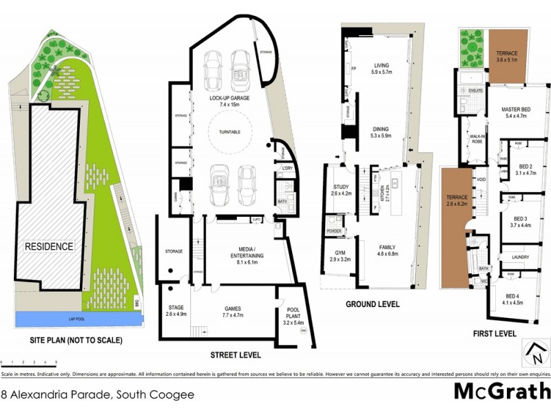 8 Alexandria Parade, South Coogee NSW 2034 Floorplan