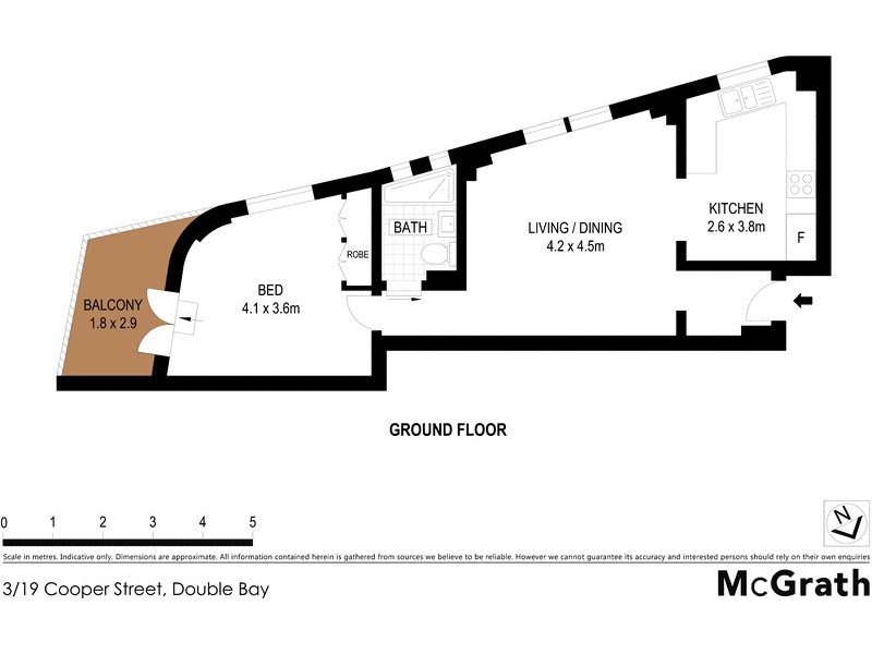 3/19 Cooper Street, Double Bay NSW 2028 Floorplan