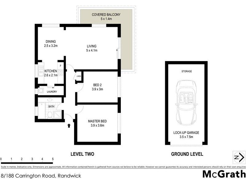 8/188 Carrington Road, Randwick NSW 2031 Floorplan