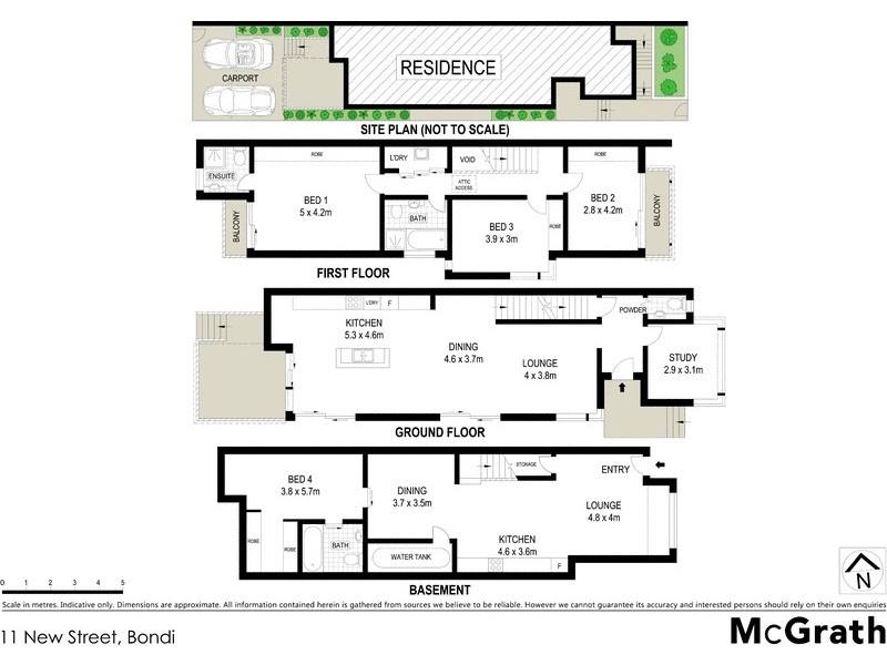 11 New Street, Bondi NSW 2026 Floorplan