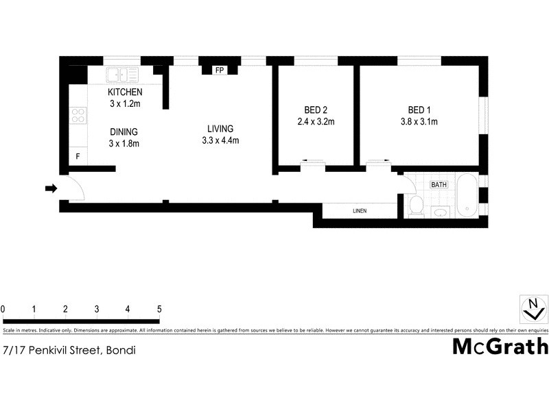 7/17 Penkivil Street, Bondi NSW 2026 Floorplan