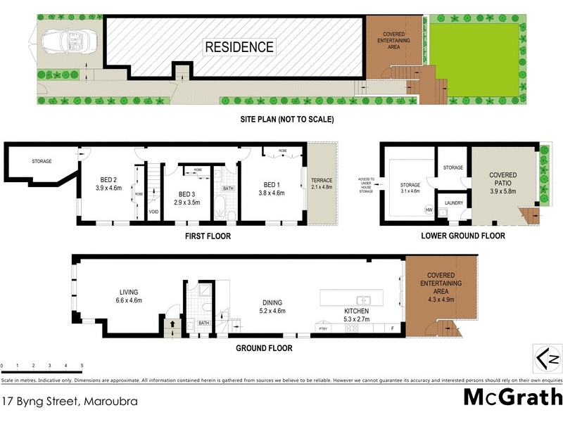 17 Byng Street, Maroubra NSW 2035 Floorplan