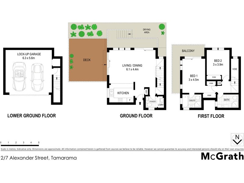 2/7 Alexander Street, Tamarama NSW 2026 Floorplan