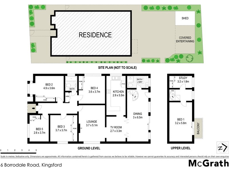 6 Borrodale Road, Kingsford NSW 2032 Floorplan