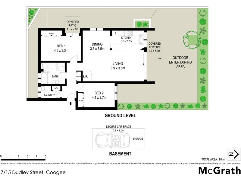 7/15 Dudley Street, Coogee NSW 2034 Floorplan