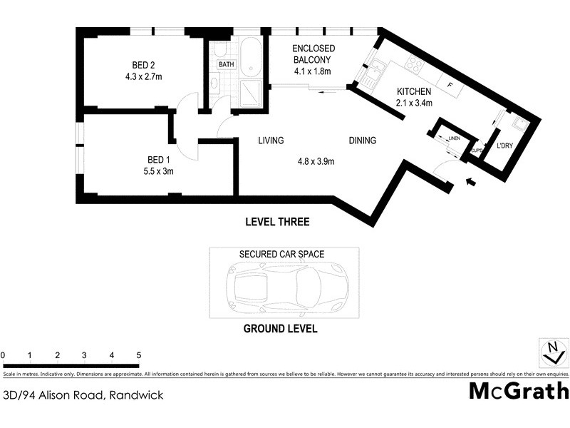 3D/94 Alison Road, Randwick NSW 2031 Floorplan