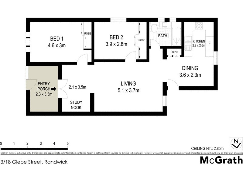 3/18 Glebe Street, Randwick NSW 2031 Floorplan