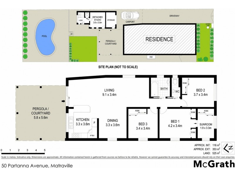 50 Partanna Avenue, Matraville NSW 2036 Floorplan