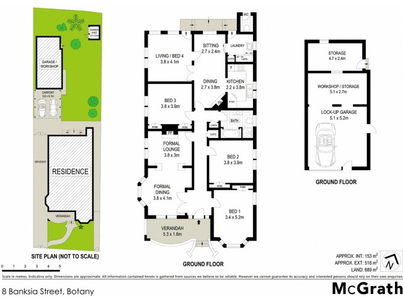 8 Banksia Street, Botany NSW 2019 Floorplan