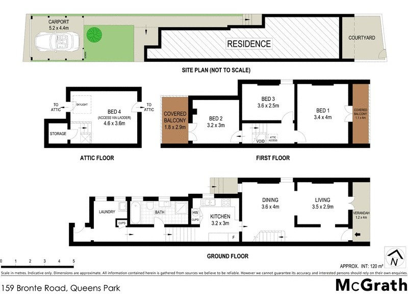 159 Bronte Road, Queens Park NSW 2022 Floorplan