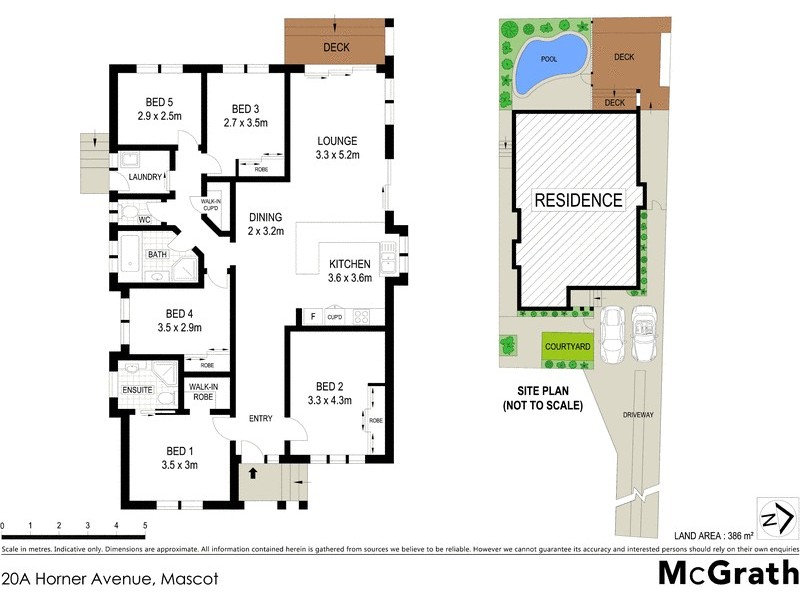 20A Horner Avenue, Mascot NSW 2020 Floorplan