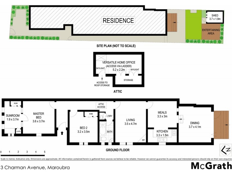 3 Charman Avenue, Maroubra NSW 2035 Floorplan