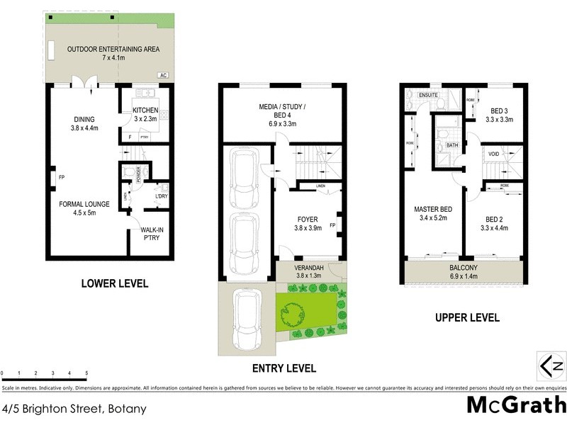 4/5 Brighton Street, Botany NSW 2019 Floorplan