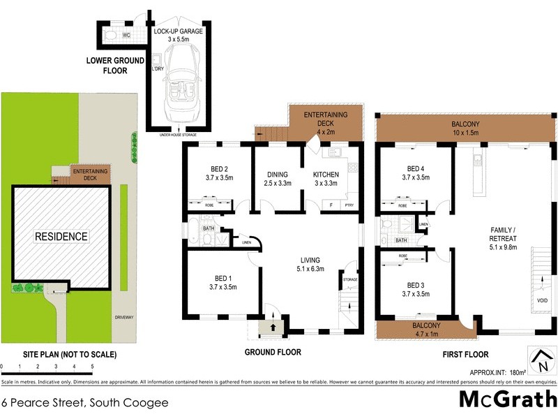 6 Pearce Street, South Coogee NSW 2034 Floorplan