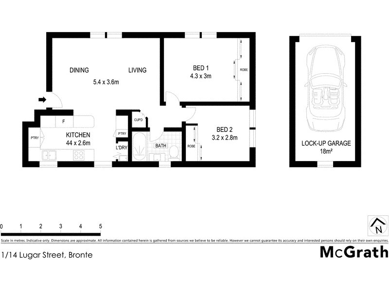 1/14 Lugar Street, Bronte NSW 2024 Floorplan