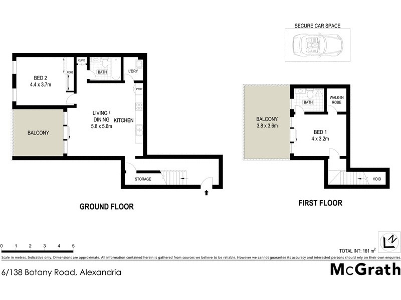 6/138 Botany Road, Alexandria NSW 2015 Floorplan