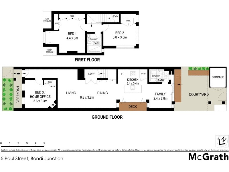 5 Paul Street, Bondi Junction NSW 2022 Floorplan
