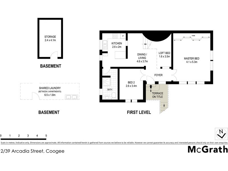 2/39 Arcadia Street, Coogee NSW 2034 Floorplan