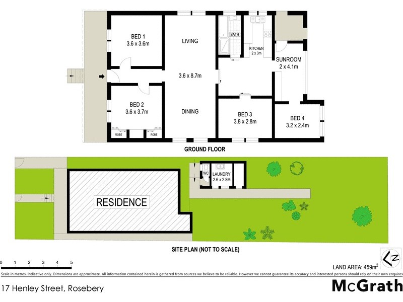 17 Henley Street, Rosebery NSW 2018 Floorplan