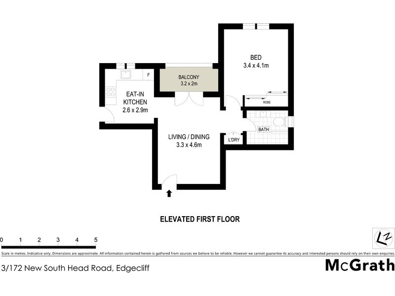 3/172 New South Head Road, Edgecliff NSW 2027 Floorplan