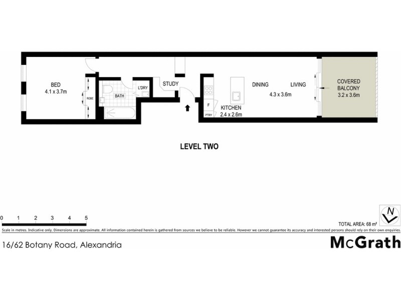 16/62 Botany Road, Alexandria NSW 2015 Floorplan