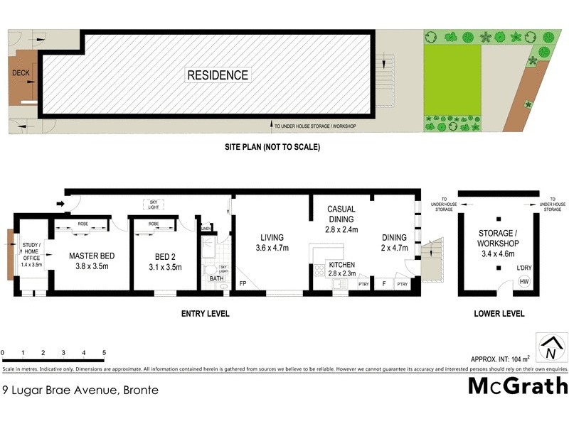 9 Lugar Brae Avenue, Bronte NSW 2024 Floorplan