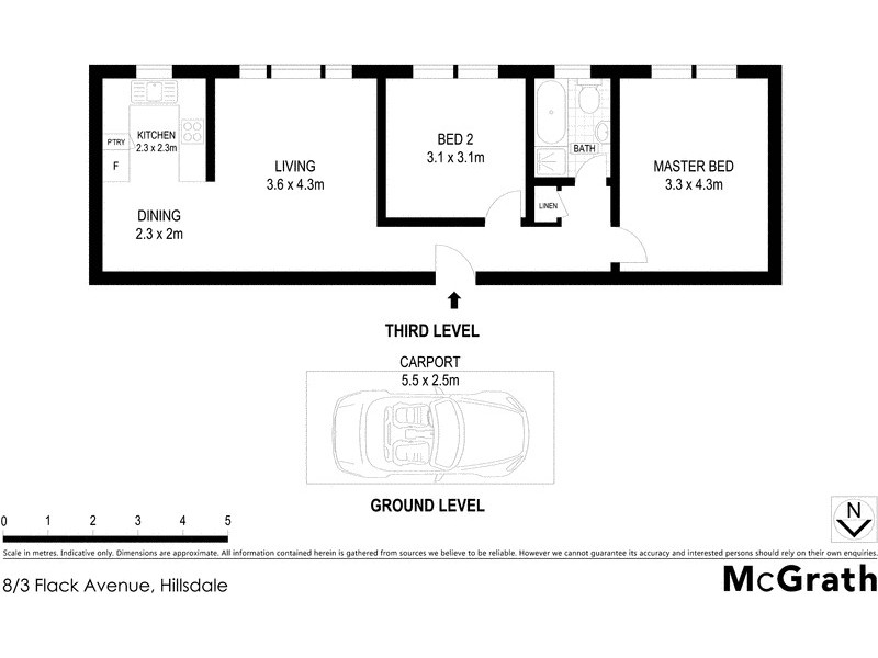 8/3 Flack Avenue, Hillsdale NSW 2036 Floorplan