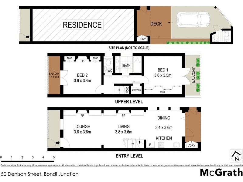 50 Denison Street, Bondi Junction NSW 2022 Floorplan