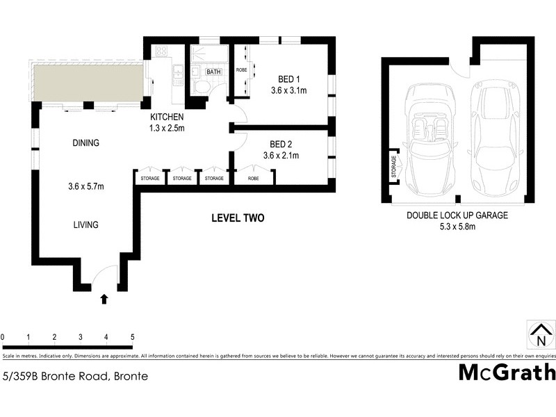 5/359B Bronte Road, Bronte NSW 2024 Floorplan