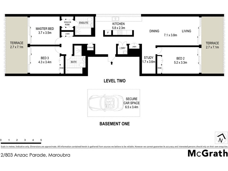 2/803 Anzac Parade, Maroubra NSW 2035 Floorplan