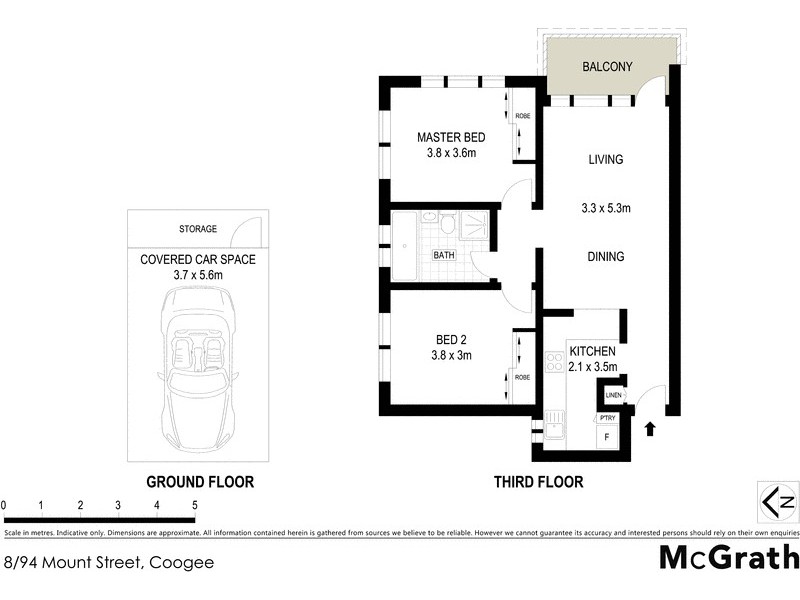 8/94 Mount Street, Coogee NSW 2034 Floorplan