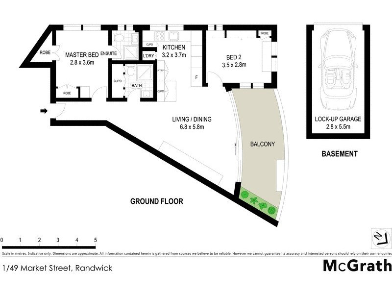 1/49 Market Street, Randwick NSW 2031 Floorplan