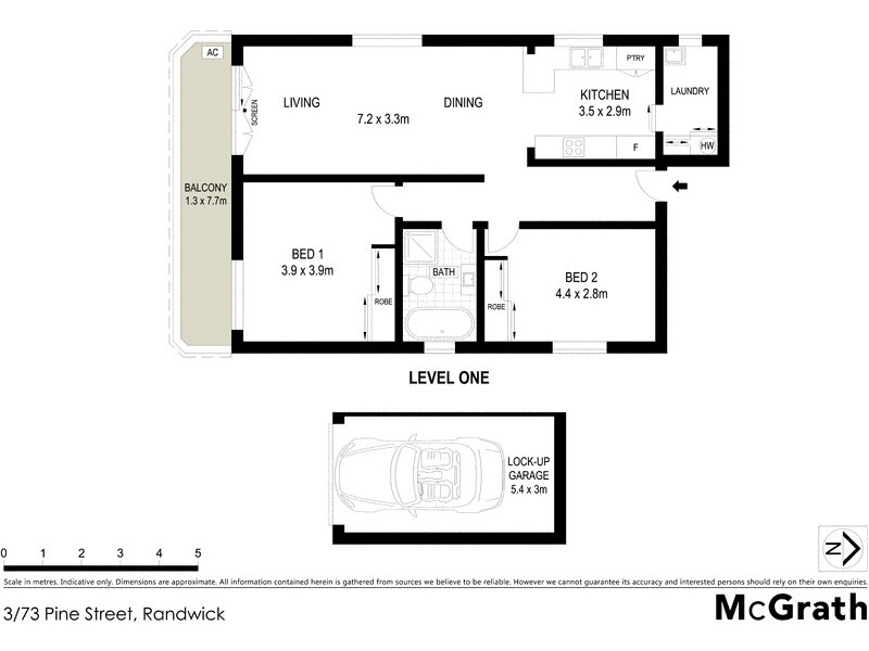 3/73 Pine Street, Randwick NSW 2031 Floorplan