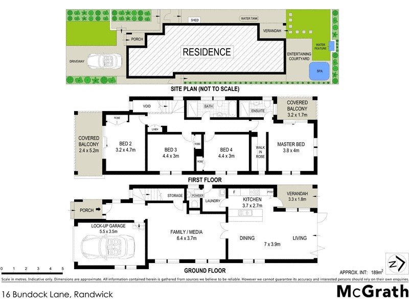16 Bundock Lane, Randwick NSW 2031 Floorplan