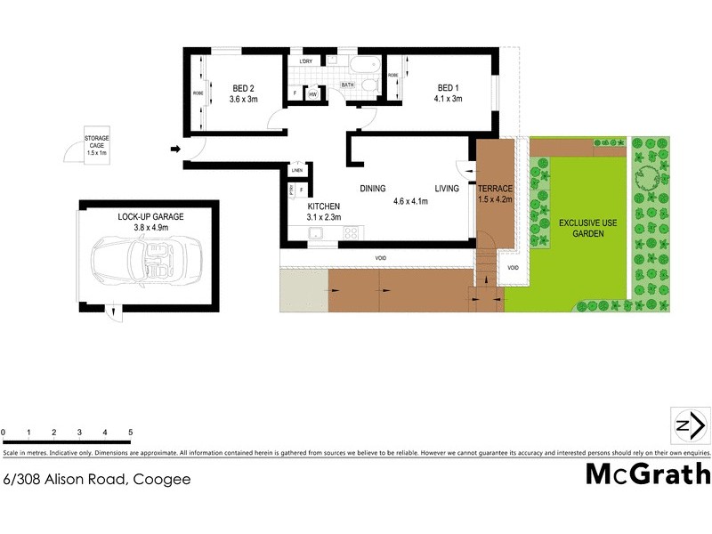 6/308 Alison Road, Coogee NSW 2034 Floorplan