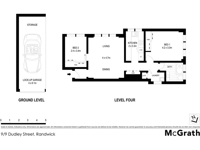 9/9 Dudley Street, Randwick NSW 2031 Floorplan