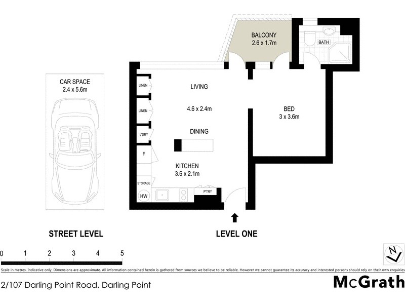 2/107 Darling Point Road, Darling Point NSW 2027 Floorplan