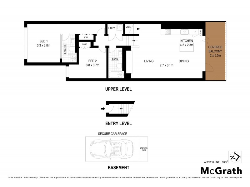 28/13 Oatley Road, Paddington NSW 2021 Floorplan
