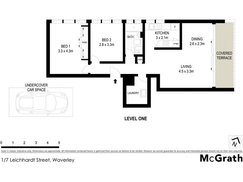 1/7 Leichhardt Street, Waverley NSW 2024 Floorplan