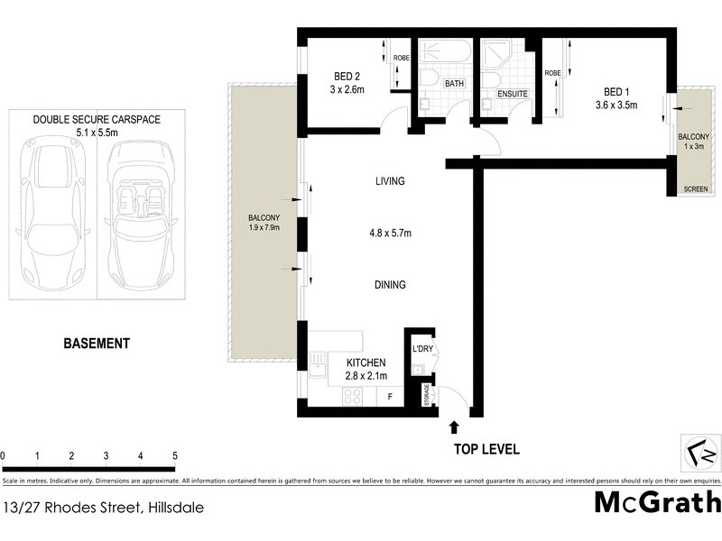 13/27 Rhodes Street, Hillsdale NSW 2036 Floorplan
