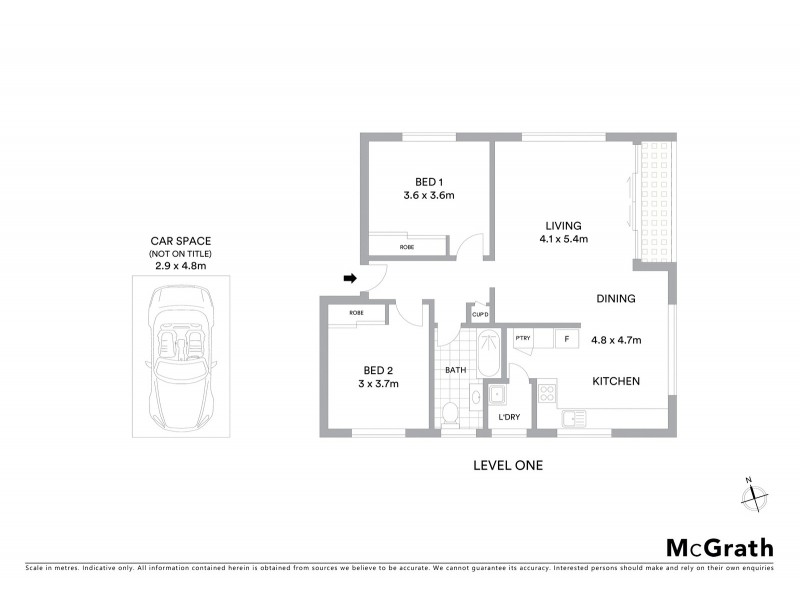 4/46 Doncaster Avenue, Kensington NSW 2033 Floorplan
