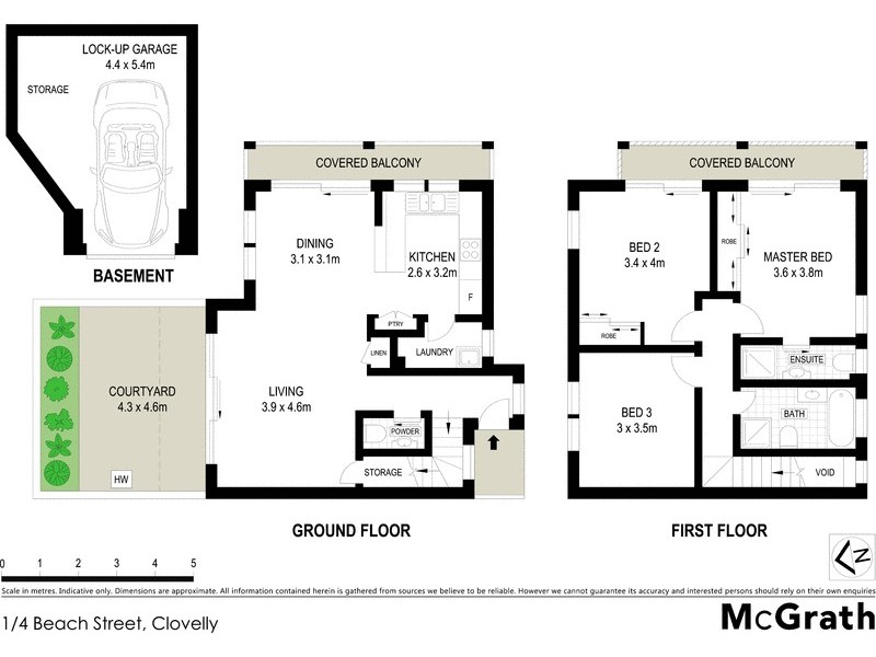 1/4 Beach Street, Clovelly NSW 2031 Floorplan