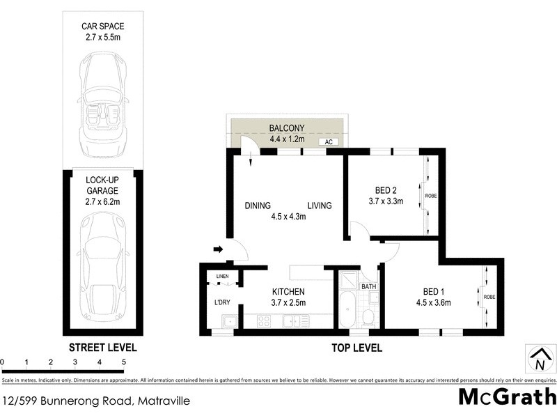12/599 Bunnerong Road, Matraville NSW 2036 Floorplan