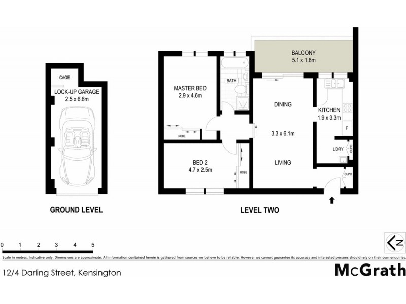 12/4 Darling Street, Kensington NSW 2033 Floorplan