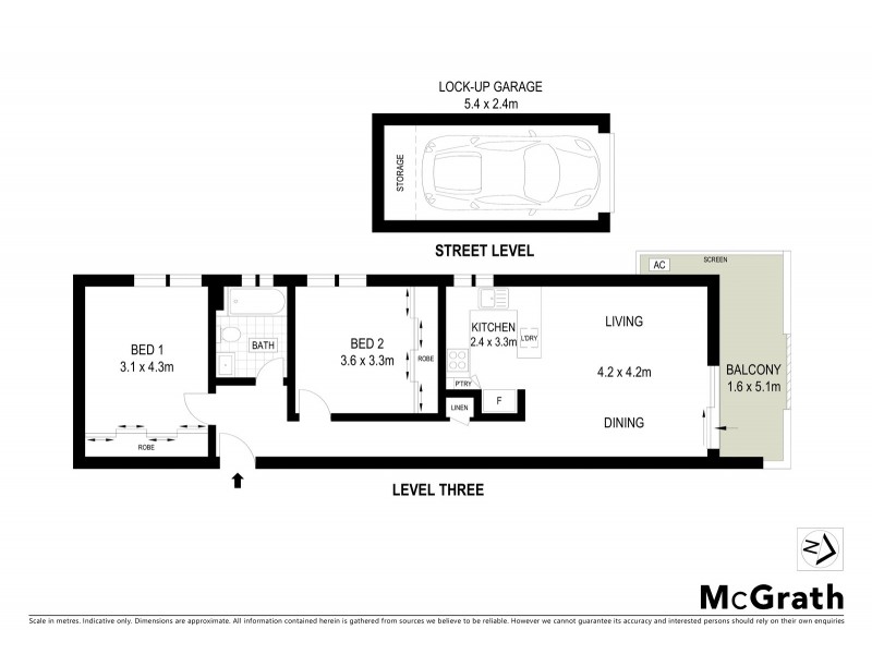 12/20 Abbott Street, Coogee NSW 2034 Floorplan