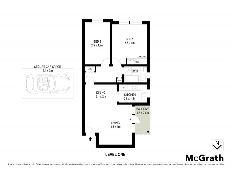 2/42 Meeks Street, Kingsford NSW 2032 Floorplan
