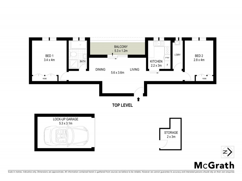 8/11 Bowral Street, Kensington NSW 2033 Floorplan