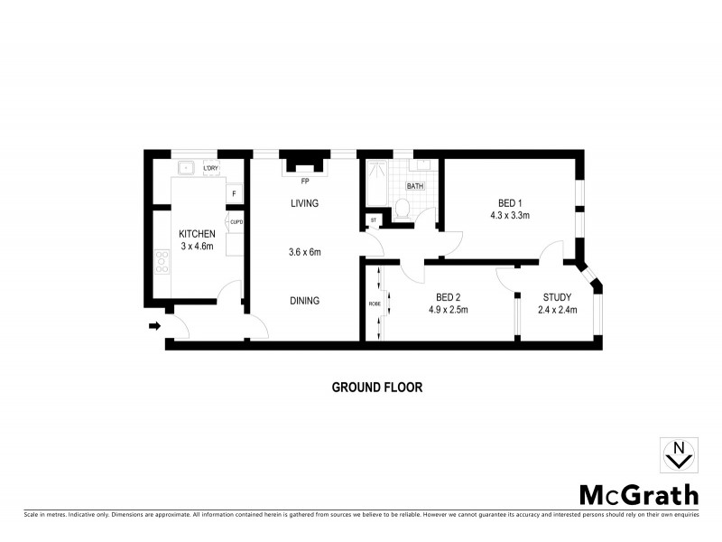 3/7 Manion Avenue, Rose Bay NSW 2029 Floorplan