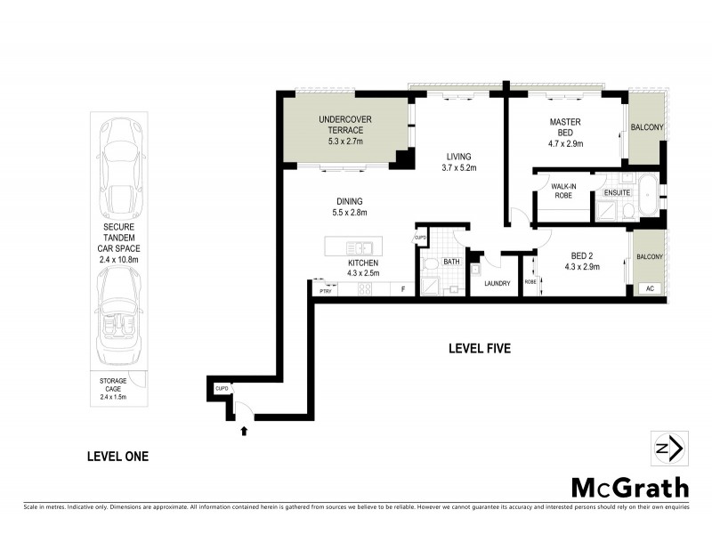 18/7 Bourke Street, Mascot NSW 2020 Floorplan